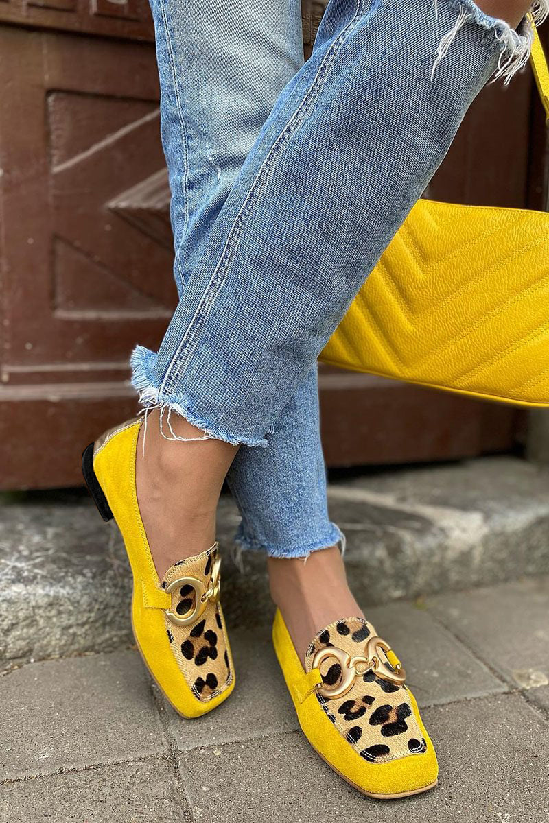 Caia™ - Mokasiner med Leopardmønster