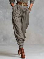 Megan | Lin-Bomull Jumpsuit