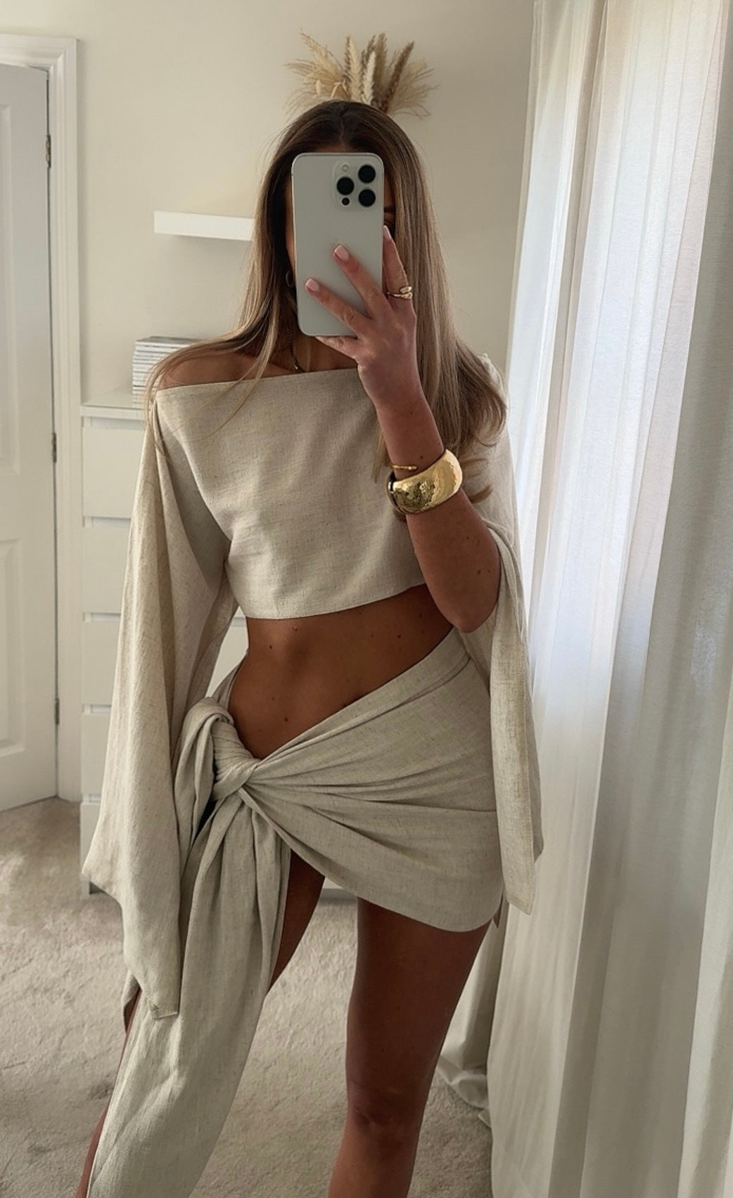 Ainsley | Sarongsett i Lin