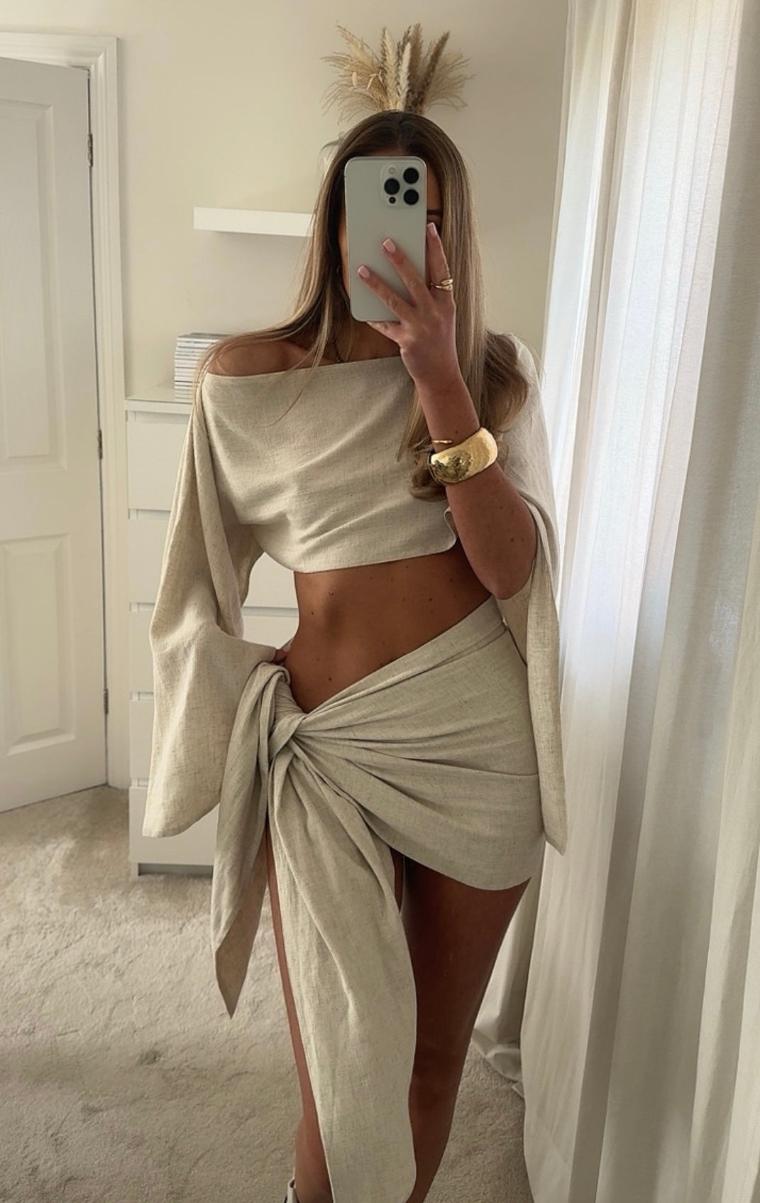 Ainsley | Sarongsett i Lin