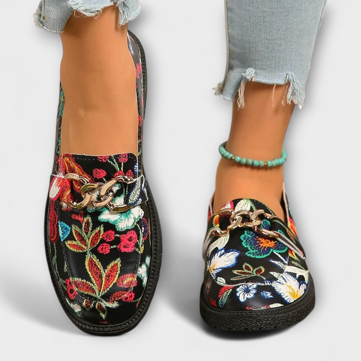 Camille - Dristige Flerfargede Loafers