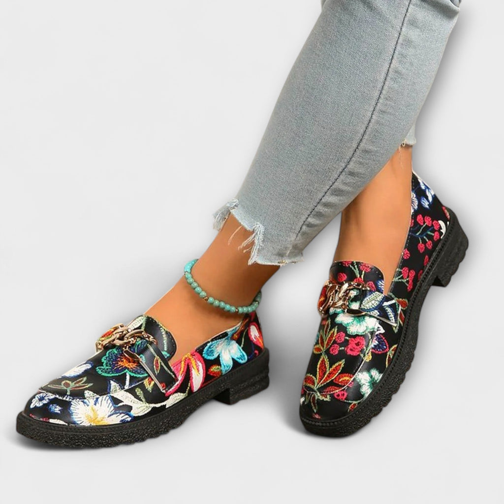 Camille - Dristige Flerfargede Loafers