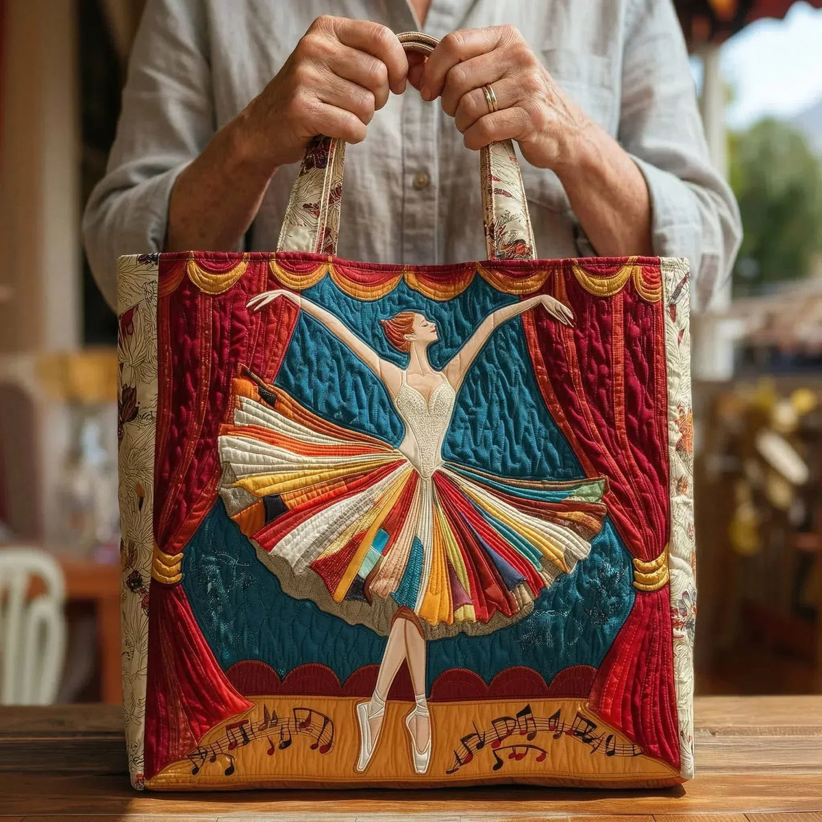 Vattert veske – Elegant ballerina